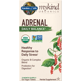 Mykind Organics Adrenal Daily Balance - 120 veganske tabs