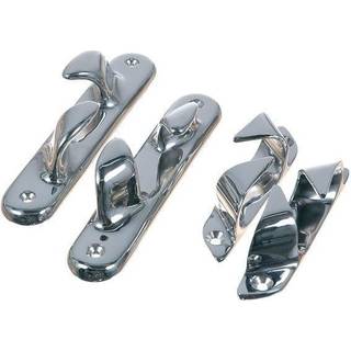 Halkip, rustfrit stål AISI 316, 150 x 33 mm, passer tamper op til Ø18 mm, 2-pak