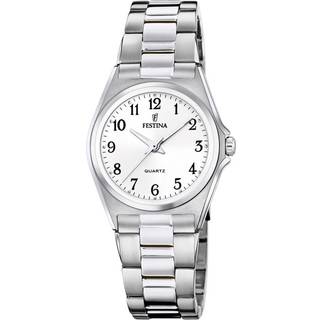 Festina F20553-1 Classic Hvid/Stål Ø31 mm