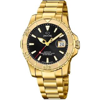 Jaguar Executive Diver ur i guldfarvet med sort skive Ø40