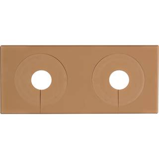 Faluplast 51479 Dækroset delelig, 18-28 mm Dobbelt, brun