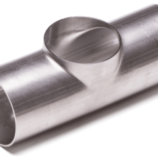 T-stykke ISO KORT 316L BEJDS Ø25X1,2