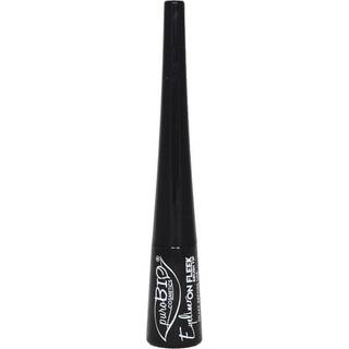 puroBIO Cosmetics - Flydende Eyeliner med brush tip - sort