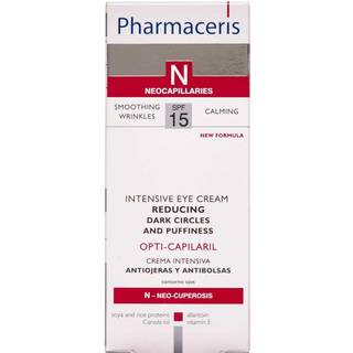 Pharmaceris N Opti-Capilaril intensiv øjencreme til reducering af mørke rander og hævelser under øjnene SPF 15 15 ml