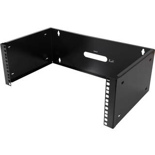 Deltaco Mounting bracket wall mountable RAL 9004 4U 19"