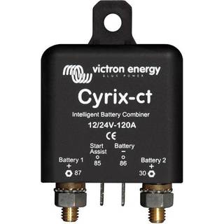 Skillerelæ Victron Cyrix-ct Retail, 12 - 24 V, 230 A, med tilslutning til 2 batterier