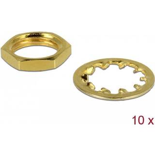 DeLOCK Mounting Hardware for RF Connector - 10 pcs