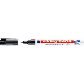 Edding 8404 sort Aerospace marker, fin rund spids 0,75 mm (10stk.)