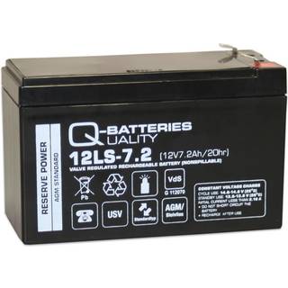 Q-Batteries 12LS-7.2 F1 12V 7,2Ah AGM batteri