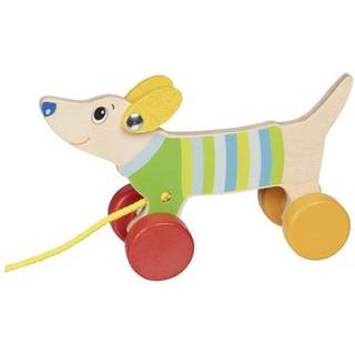 Goki Wooden Pull Along Dog