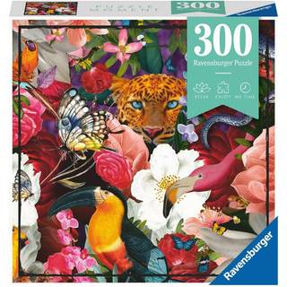 Ravensburger Puzzle Moment: Tropical Flowers 300 Piece Jigsaw Puzzle For Voksne - 13309 - Hvert stykke er unik softclick -teknologi betyder stykk