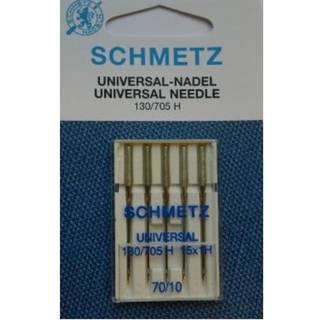 Schmetz Symaskinenåle Universal 80, 5 stk 5 stk symaskinenåle universal 80 fra Schmetz. Universalnålen bruges oftest til vævede stoffer som f.eks. patchwork.
