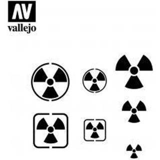 Vallejo, Stencil Radioactivity Signs [Levering: 1-2 dage]