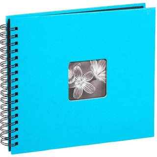 Hama "Fine Art" Spiral Album 36 x 32 cm 50 Black Pages turquoise