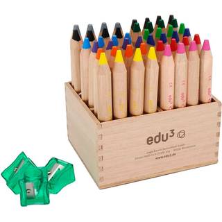 EDU First Farveblyanter 48 stk. - 12 cm, 8 mm mine