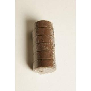Fantasy blokfarve 44x16mm 6stk brun
