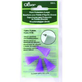 Clover Pindebeskytter, Large (Lilla) 4 stk. Str. 3,75-6,5mm.