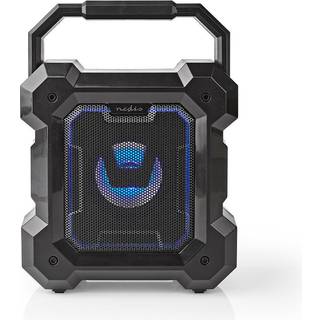 Bluetooth-højttaler med håndtag og LED-belysning