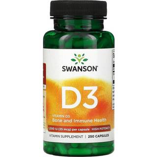 SWANSON HEALTH VITAMIN D-3 1000 IU 250 stk
