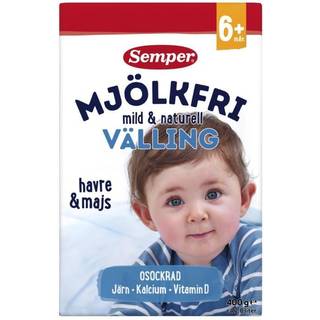 Semper Mælkefri Vælling Naturel 6 måneder