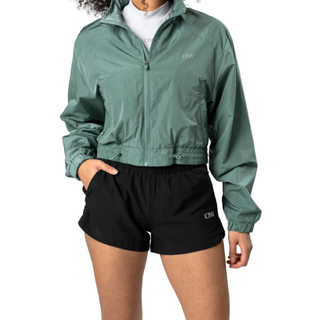 Mercury Cropped Jacket Aqua Green