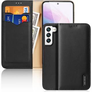 Samsung Galaxy S22 Plus 5G - DUX DUCIS Hivo ægte læder cover / pung - Blå