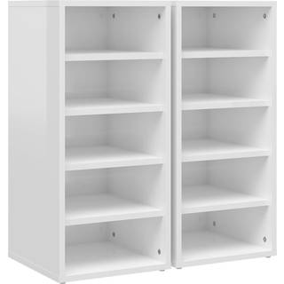 skoreoler 2 stk. 31,5x35x70 cm konstrueret træ sonoma-eg
