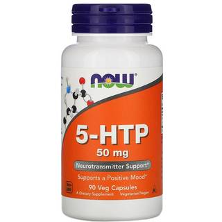 5-HTP, 50mg - 90 vegetariske kapsler