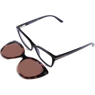 Tom Ford FT5641-B Blue-Light Block with Clip-On 001 53 Briller Kvinder Black - Black - 53mm