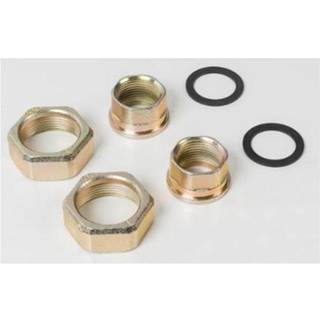 Grundfos unionsæt 1.1/2x1'', med muffe. For ALPHA, TP & MAGNA. Støbejern