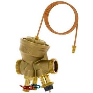 TA Compact-DP Differenstrykregulator DN20. 1''. Med flow begrænsning og 1 mtr. kapillarrør.