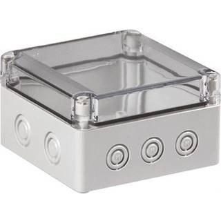 Ensto Cubo s kasse transparant  125x125x100