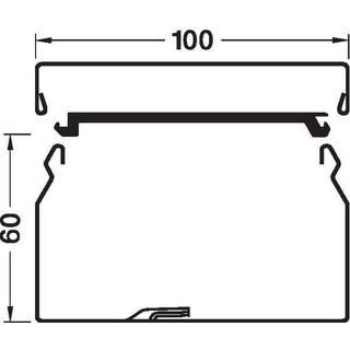 Hager Kabelkanal komplet 60100 lfs