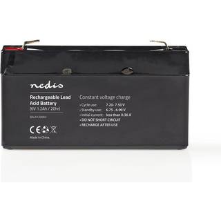 Genopladeligt blybatteri 6V - 1200 mAh