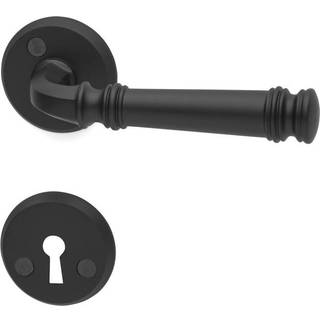 Habo Palermo dørgreb inkl. dørgrebsroset og nøgleskilt, sort