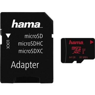 Hama MicroSDXC 64 GB C3 UHS-I 80 mb/s ➞ På lager - klar til levering