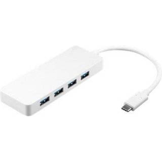 Goobay Multiport Adapter USB hub - USB 3.2 - 4 ports - Hvid