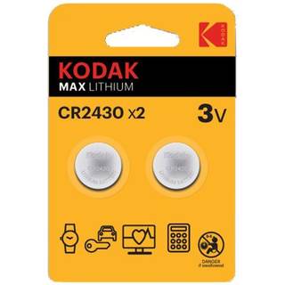 Kodak Max Lithium CR2430 batteri - 2 stk.