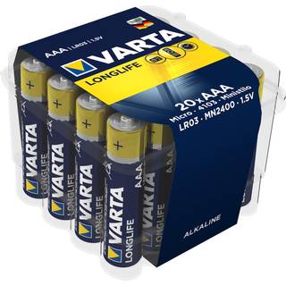 VARTA Longlife AAA 20 pk blister