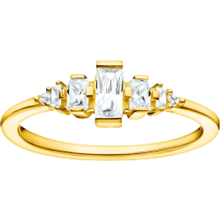 Thomas Sabo TR2347-414-14 Damen-Ring Vintage Goldfarben Weiße Steine