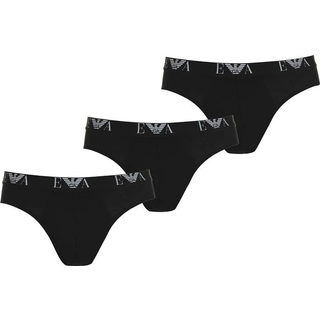 Emporio Armani 3 Pack Briefs Black