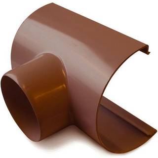 Plastmo tudstykke nr 11 Ø90 brun 5112451