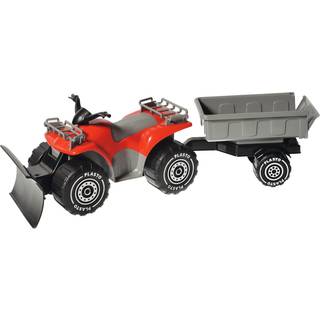 Plasto ATV m. Plov & Trailer, Rød