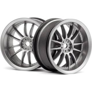 HPI - HP120151 - WORK XSA 02C WHEEL 26MM LIGHT GUNMENTAL (3MM/2PCS)