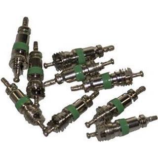 Pakke med 10 stk schraderventiler 1/4''