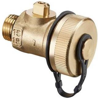 Oventrop Aftap/Bundhane 1/4"X1/2"