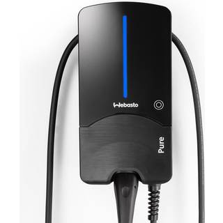 Webasto Pure Ladeboks 22 kW Type 2 Black Edition med 7 mtr. kabel - Integreret Type B fejlstrømsrelæ