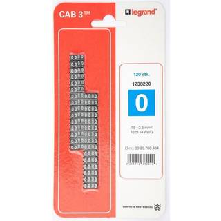 CAB3 Ledningsmærker 1,5-2,5 mm² (0)