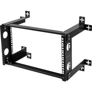 Deltaco 19-DTSR0506 - 6U Wall Mount Open Rack Cabinet