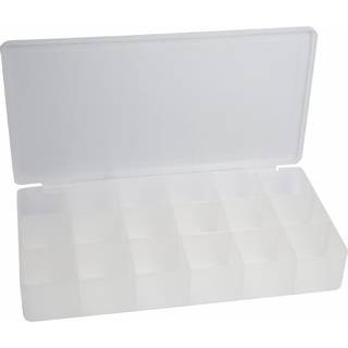 Sortimentsboks med 18 rum - 213x114x35mm